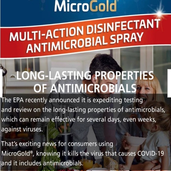 MICROGOLD 2 COUNT Multi-Action Disinfectant & Antimicrobial 48oz total weight - Picture 6 of 8